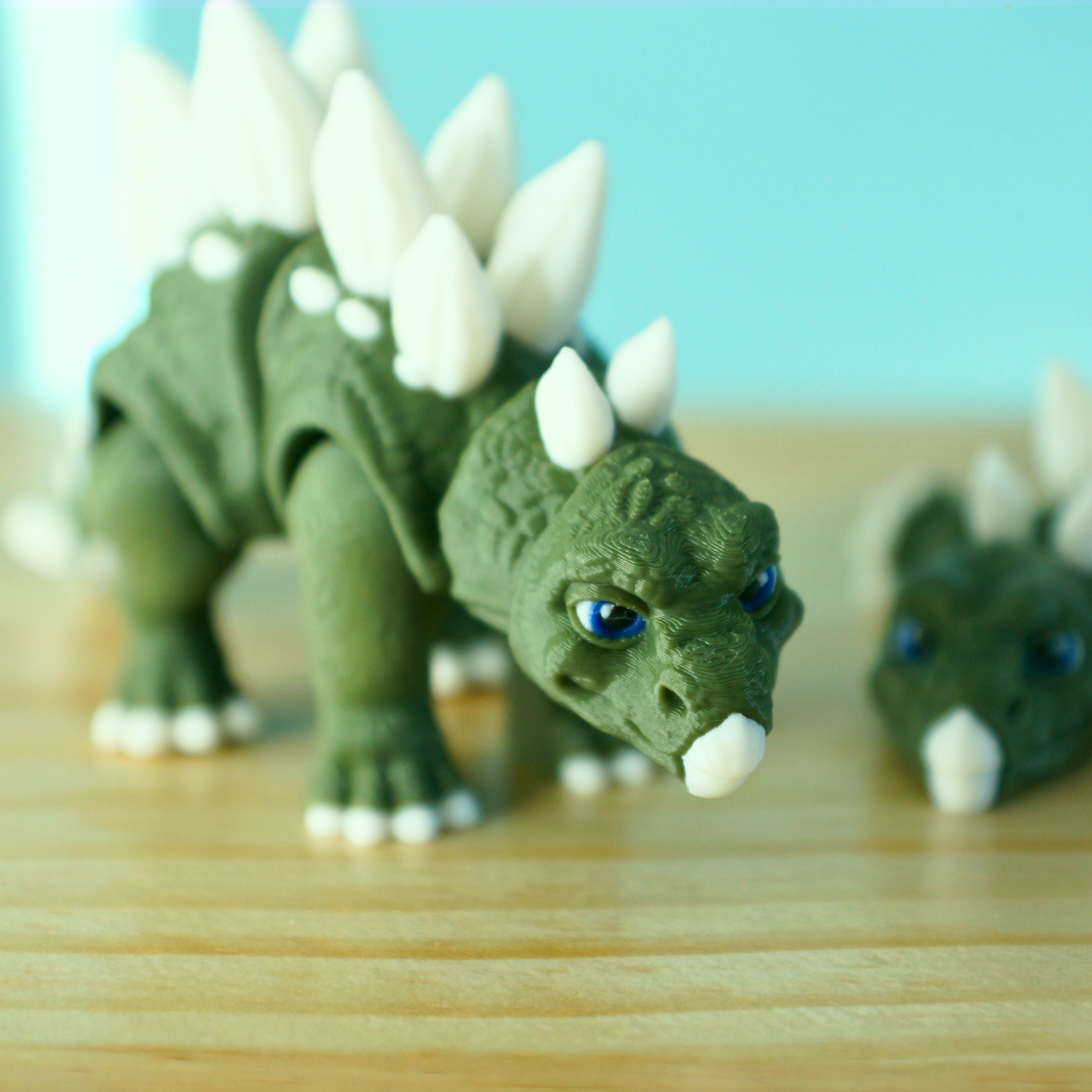 Friendly Articulating Stegosaurus Toy – Inspired by Jurassic Park