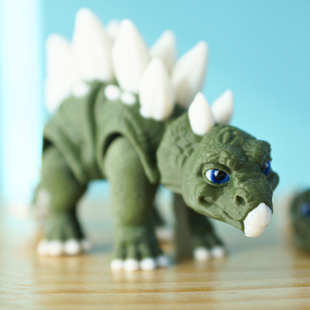 Friendly Articulating Stegosaurus Toy – Inspired by Jurassic Park