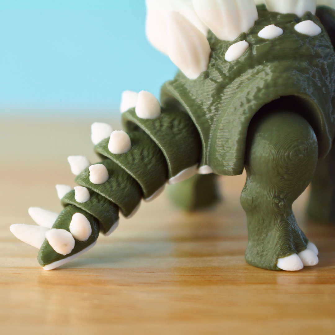 Friendly Articulating Stegosaurus Toy – Inspired by Jurassic Park