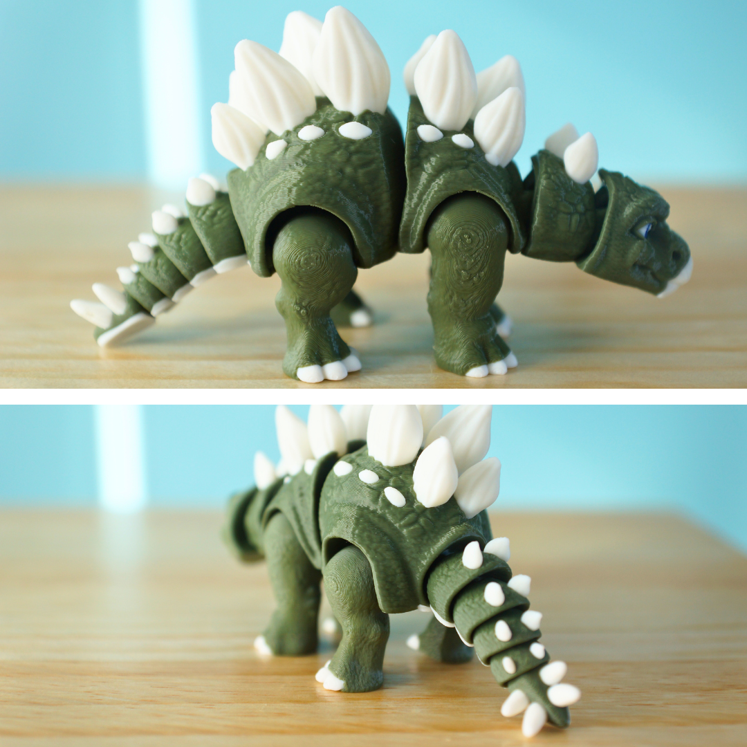 Friendly Articulating Stegosaurus Toy – Inspired by Jurassic Park