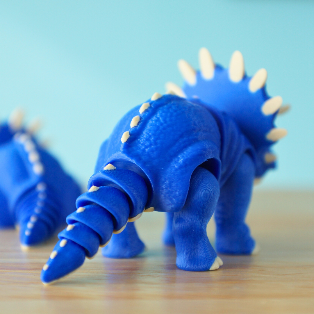 Cute Articulating Triceratops Toy – Inspired by Jurassic Park