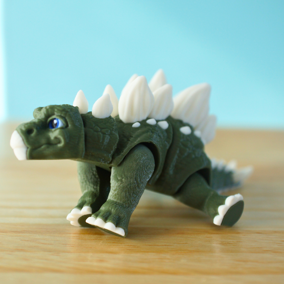 Friendly Articulating Stegosaurus Toy – Inspired by Jurassic Park