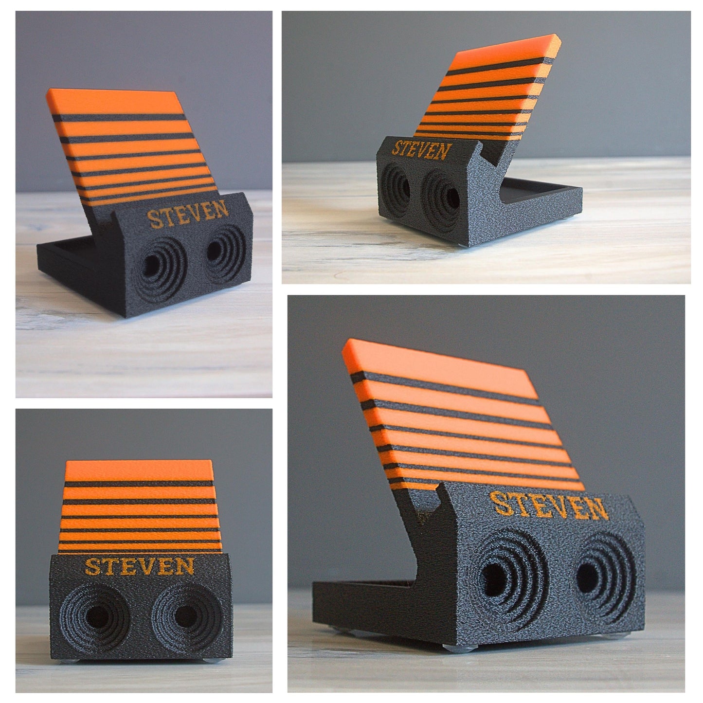 Audio Boosting Phone Stand - Passive Acoustic Speakers & Amplifier