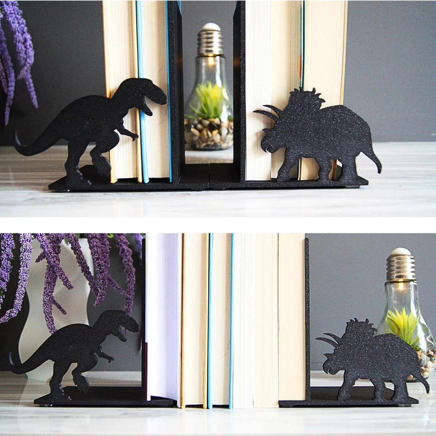 Dinosaur Bookends makes for a great gift for Jurassic Park / Dino fans.