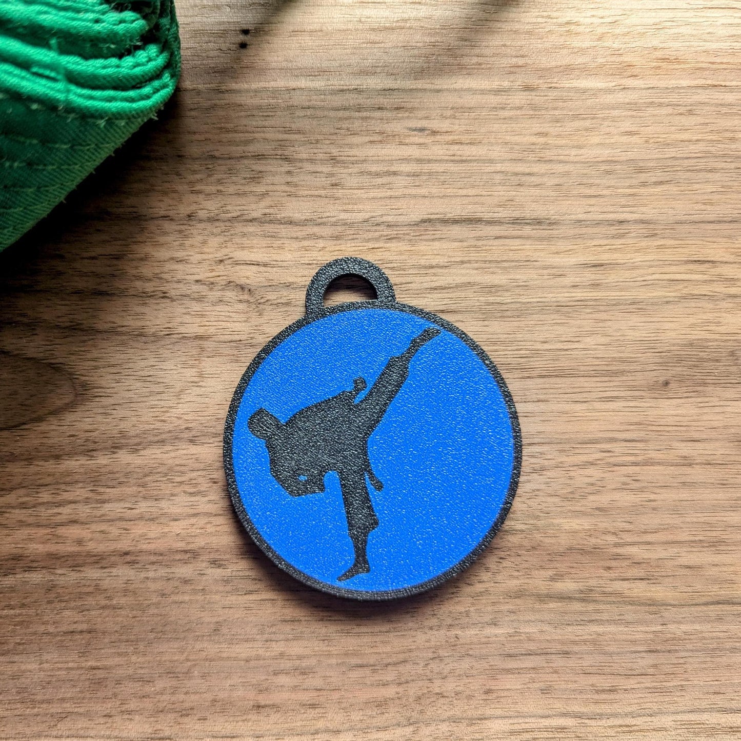 Martial Arts - Taekwondo or Karate name tags / keychain / keyring / bag tag