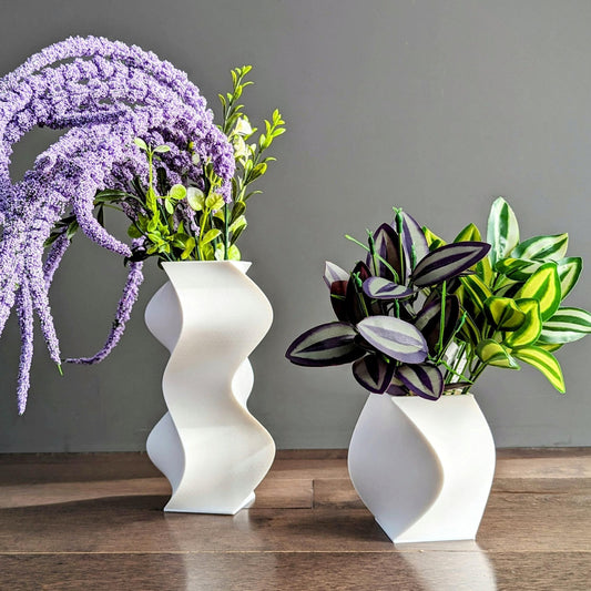 Elegant Modern Wave Vase: Excellent Home Decor Gift For The Holidays