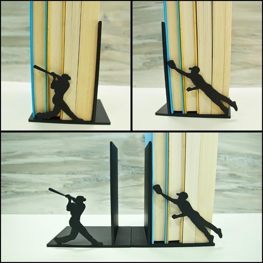 Personalized baseball Bookend makes for a great gift for baseball fans, players, coaches and enthusiasts.