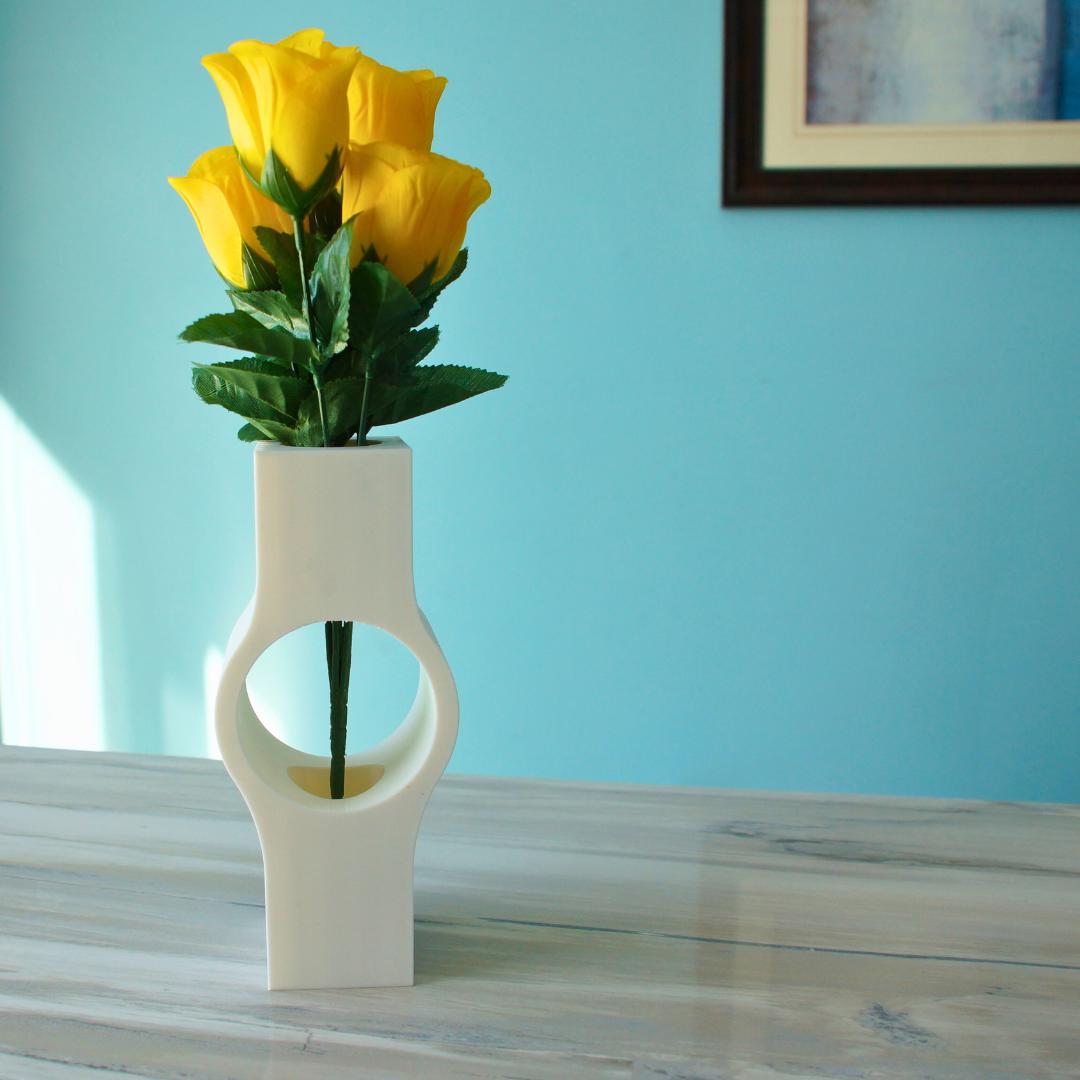 Stylish Modern Flower Vase – Unique Home Decor Housewarming Gift