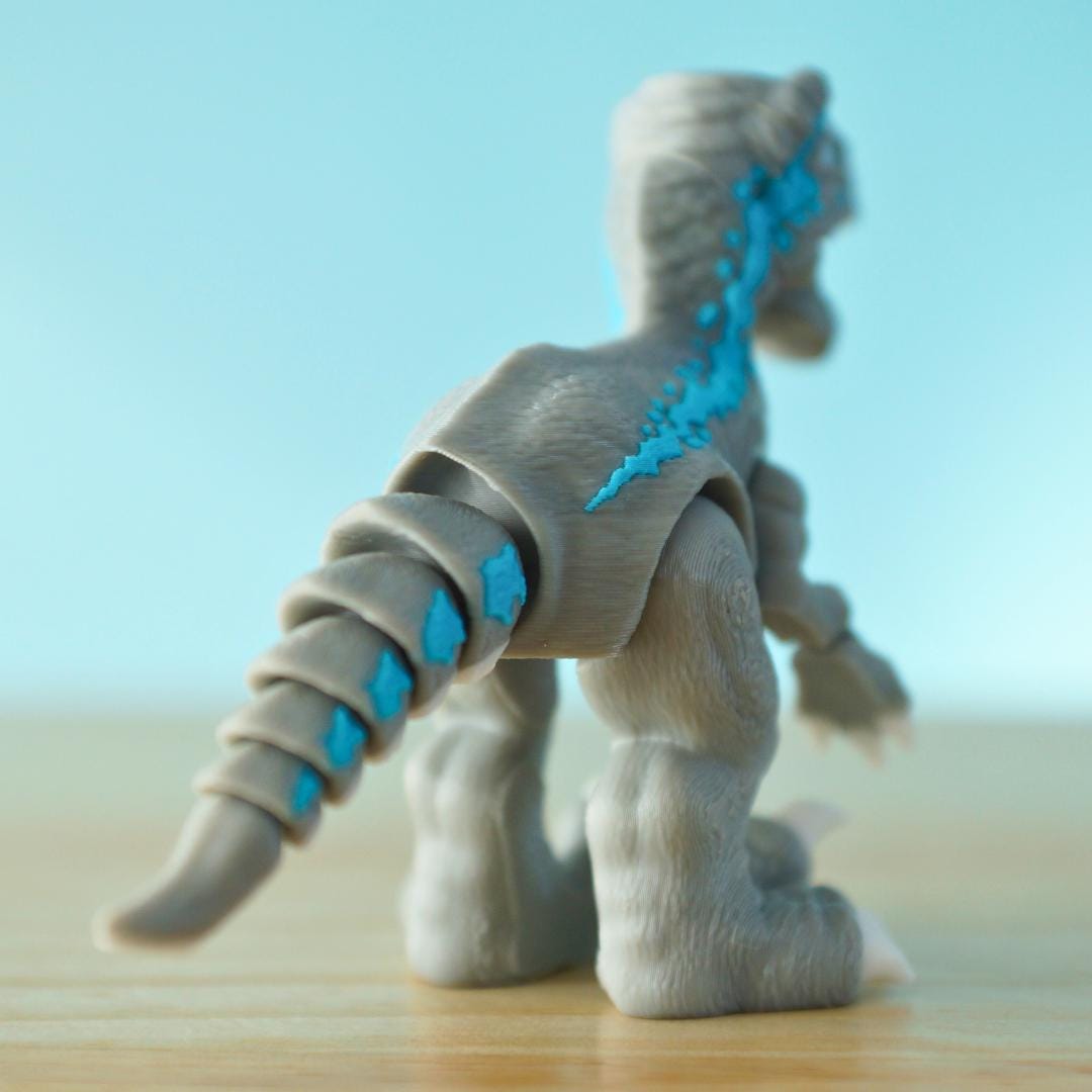 Adorable Articulating Velociraptor Fidget Toy – Inspired by Blue from Jurassic World